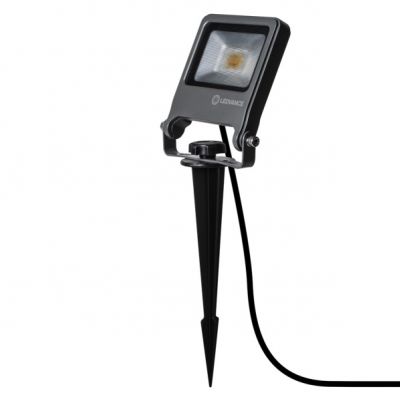 Naświetlacz LED 10W 800lm 3000K Ciepła IP65 Szary GARDEN Flood Endura Wbijany 4058075206847 LEDVANCE (4058075206847)